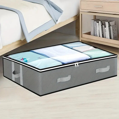 SpaceSaver® Dustproof Under Bed Storage Box with Reinforced Handles