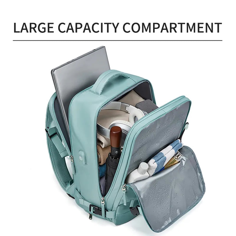 SpaceSaver® Laptop Backpack With USB charging