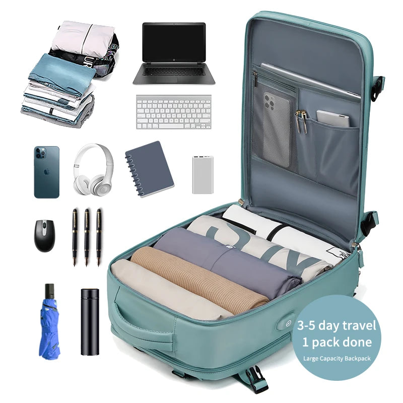 SpaceSaver® Laptop Backpack With USB charging